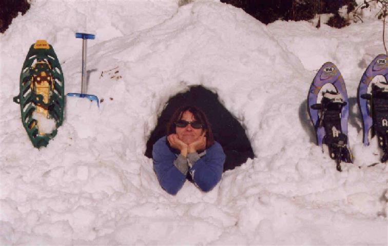 Randonnée raquettes trapeur - nuit en cabane ou igloo