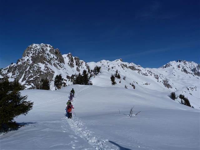 Reveillon randonnée raquettes en refuge de montagne